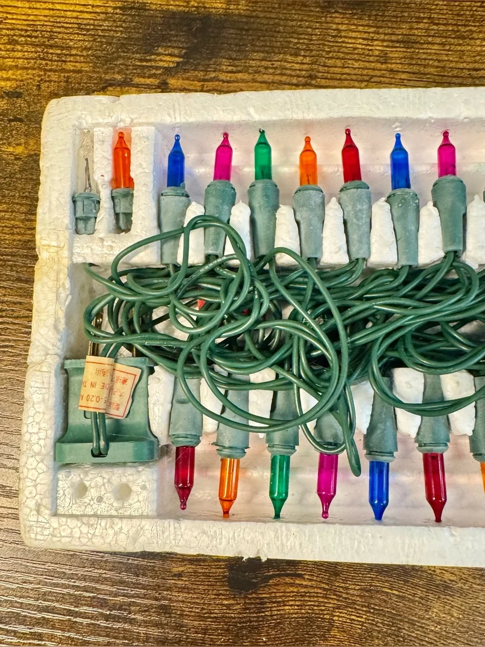New Old Stock Vintage Christmas Lights (35-light/20’)